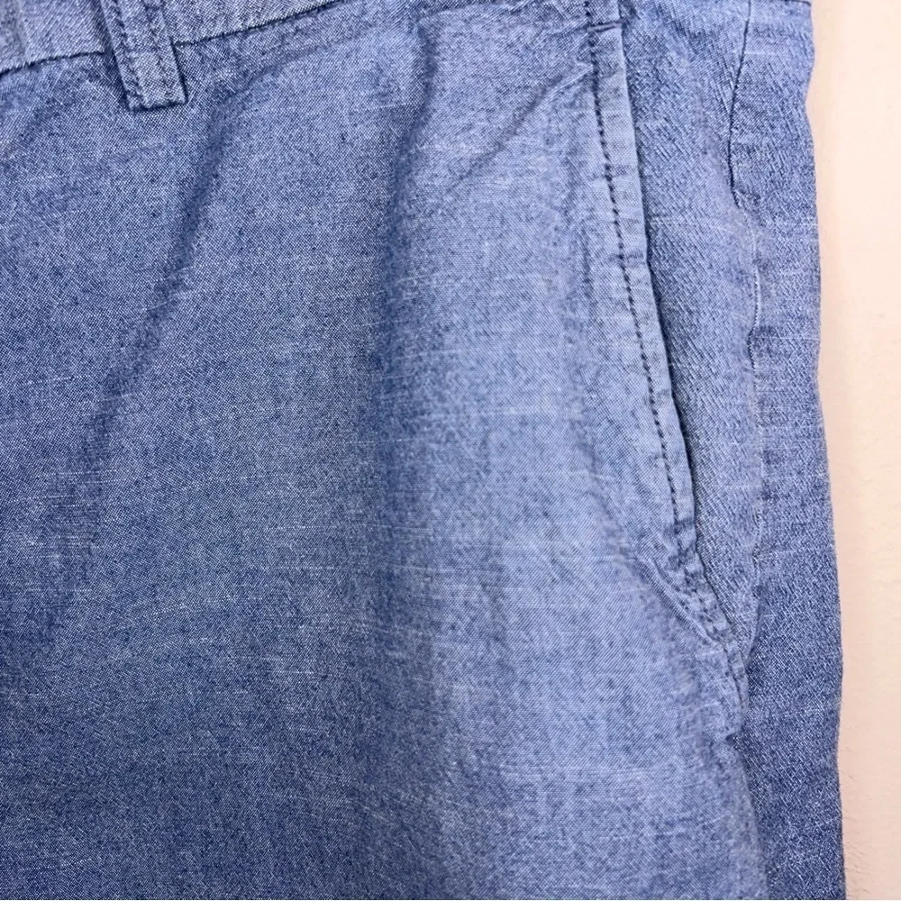 Size 40 Waist Old Navy Mens Blue Shorts Ultimate Slim Cotton Blend Casual
